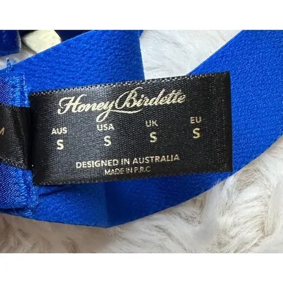 Honey Birdette ARLIAH💙 Electric Blue Bralette Small - Picture 4 of 4
